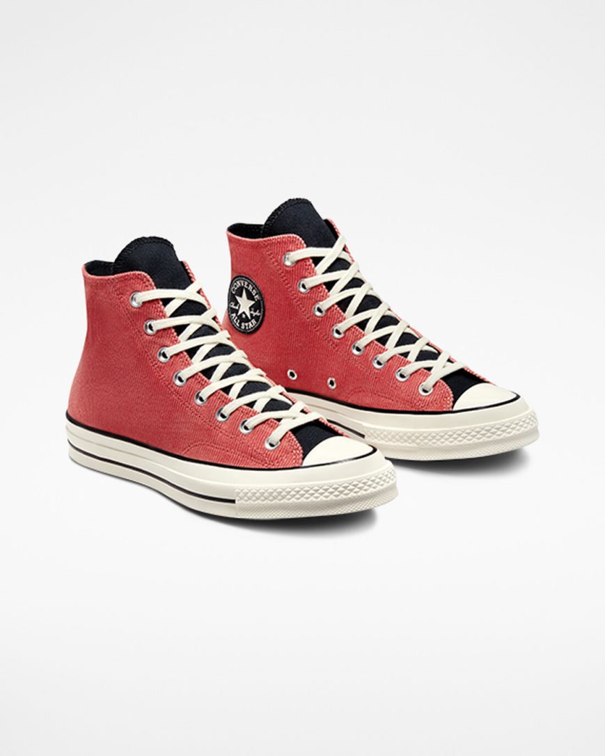 Tenisky Vysoke Converse Chuck 70 Workwear Panske Červené Čierne | SK JNFZY9